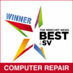 Award-winning IT support provider logo with "Winner" badge, highlighting excellence in managed IT services and computer repair.